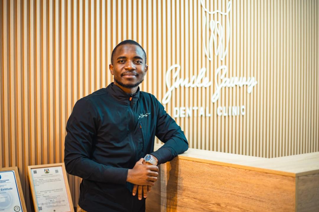 Dr. Colan Madede at consultation desk